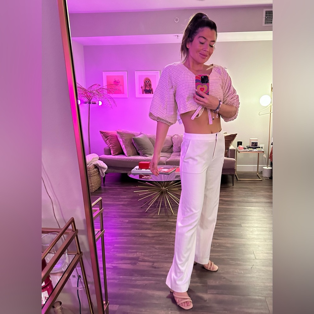 BCBG MaxAzria | White Trouser Pant Small